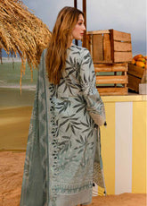 Nureh Embroidered Lawn Doriya Suits Unstitched 3 Piece - NU25GL NSG-179